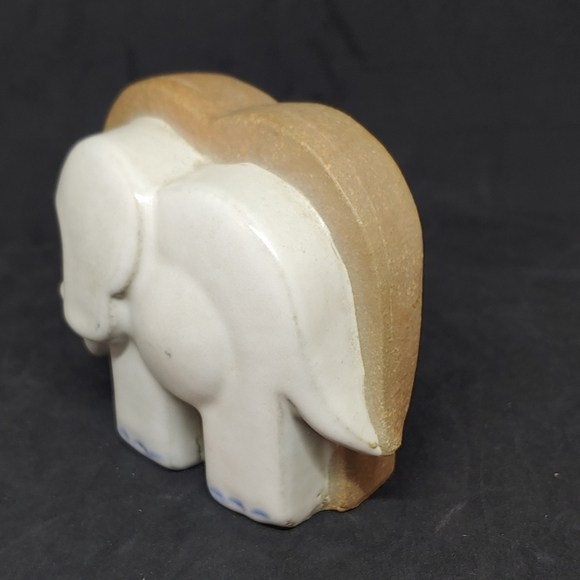 Lisa Larson Noahs Ark Gustavberg Elephant Couple Vtg Sweden - Picture 5 of 11